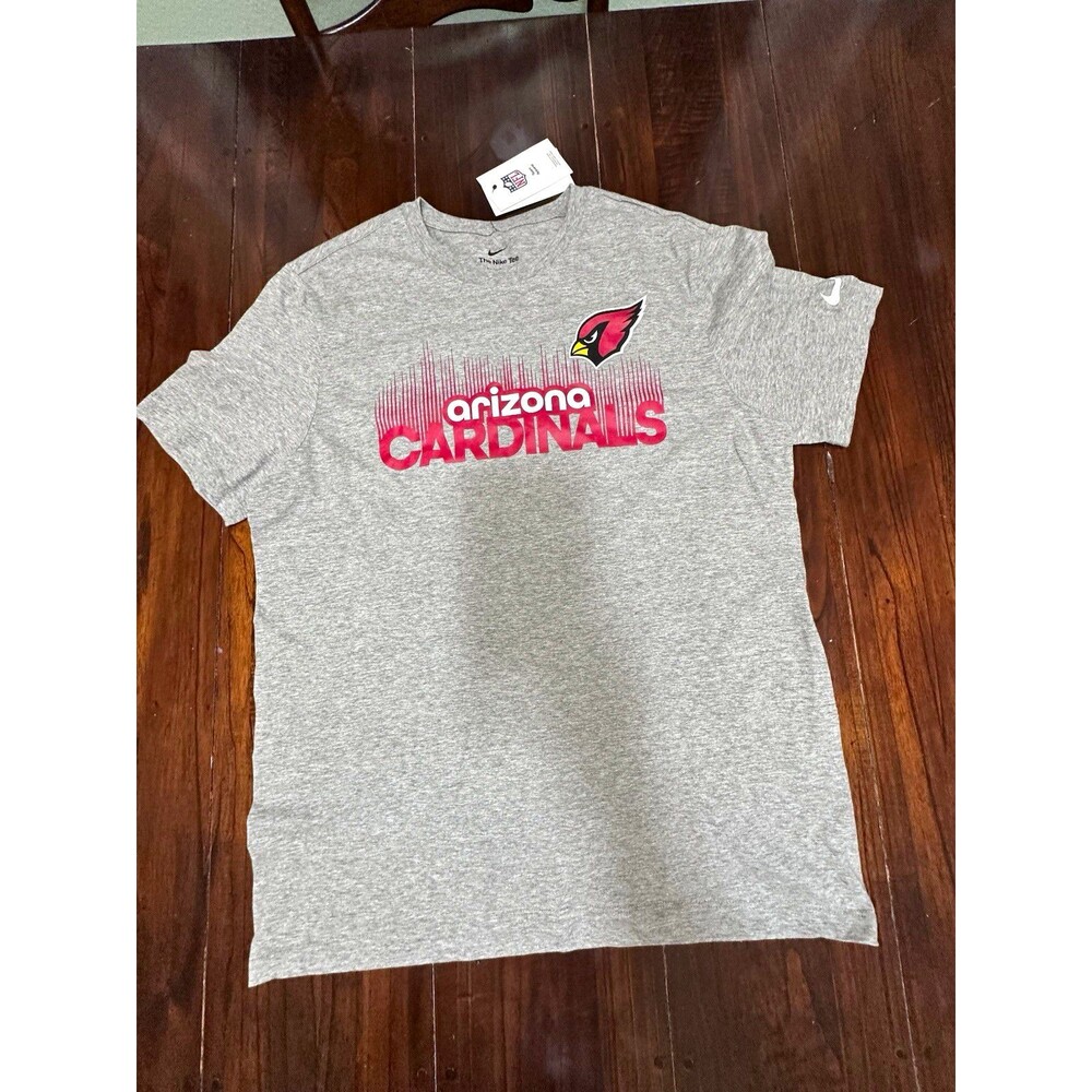 Nike Arizona Cardinals NFL Football Shirt Men's Size L Gray Red White Black